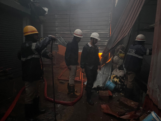 Fire at Clock Tower